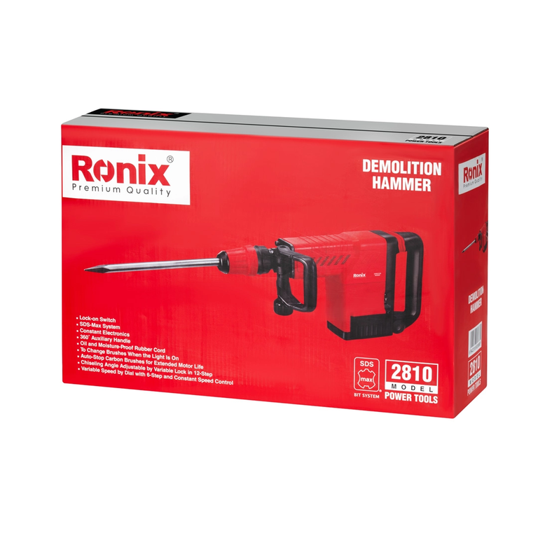 چکش تخریب 11 کیلویی رونیکس مدل 2810 فوق صنعتی 6-25 ژول